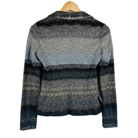 Sandro Ferrone Striped Double Breasted Sweater Size 40 Italy - US Small - Picture 6 of 8